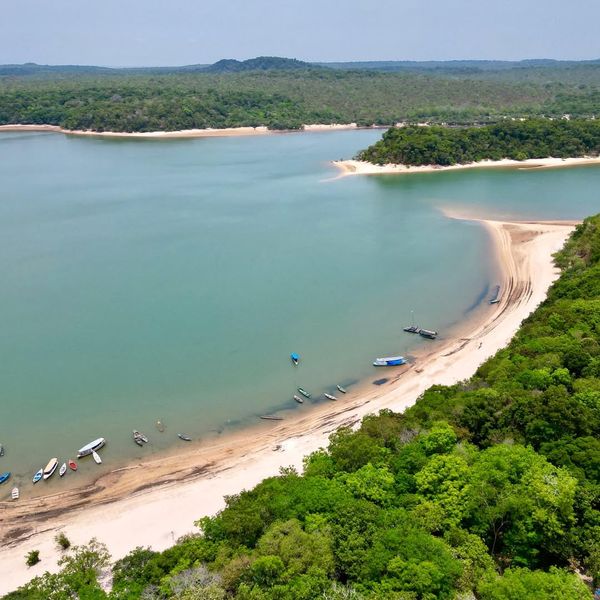 Praia do Lago verde em Alter do Chão